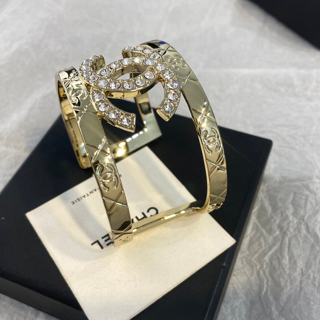 Chanel Logo Bangle