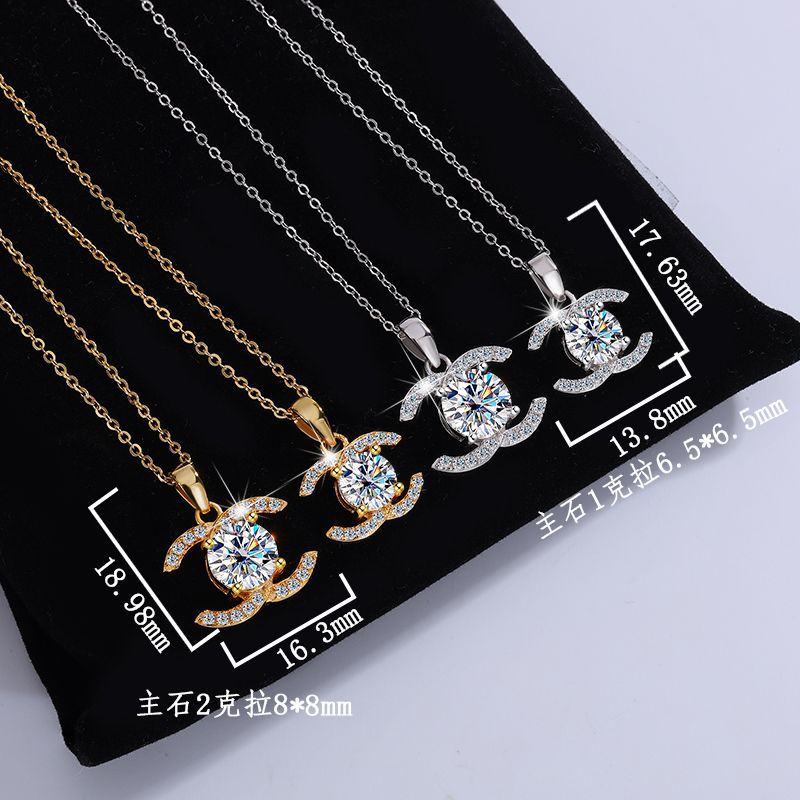 Chanel Colored Moissanite Necklace
