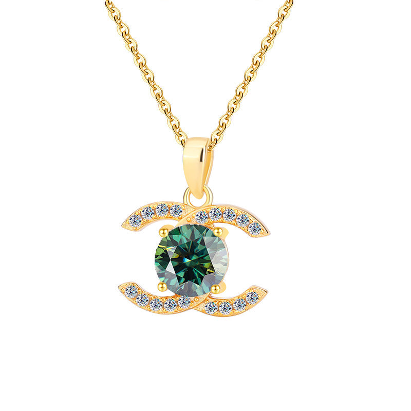 Chanel Colored Moissanite Necklace